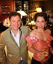 Andy Meister und Lola Paltinger  auf dem Kempinski Fashion Dinner am 23.05.2017 (©Foto: Martin Schmitz)